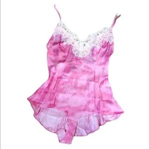 Free People Luella Printed Bodysuit in Berry Kiss NWT $68